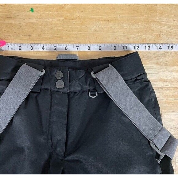 Firefly Aquabase Elite Winter Snow Black Insulated Pants with Suspenders SMALL - Picture 11 of 13